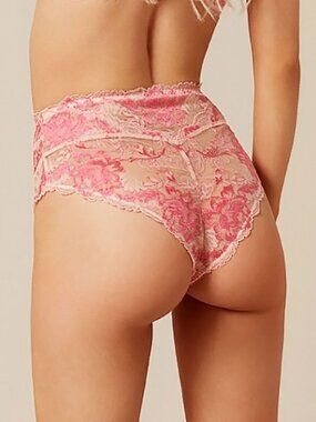 Agent Provocateur LULA Big Brief NWT Pink & Nude RARE SIZE! [V]